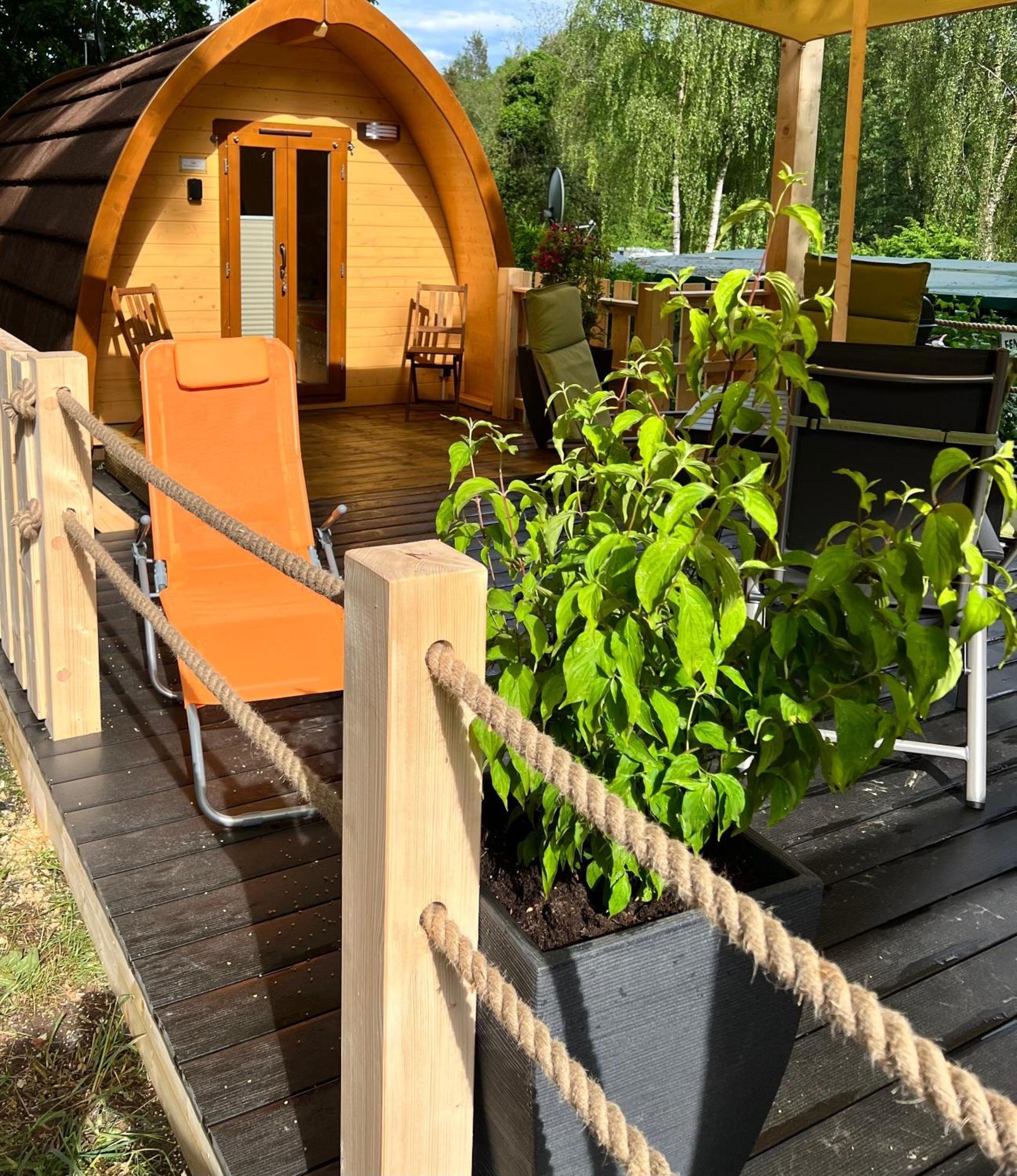 Tiny House Carlos - Zauberhaftes Camping-Pod Stuer Kültér fotó